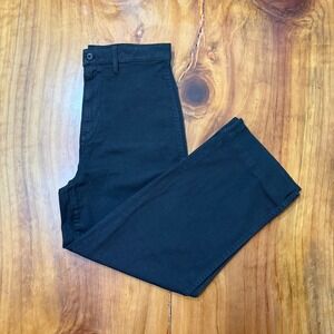 Quince Wide Leg Jeans Women's 28 x 26 Stretch Denim High Rise Organic Denim F4-9